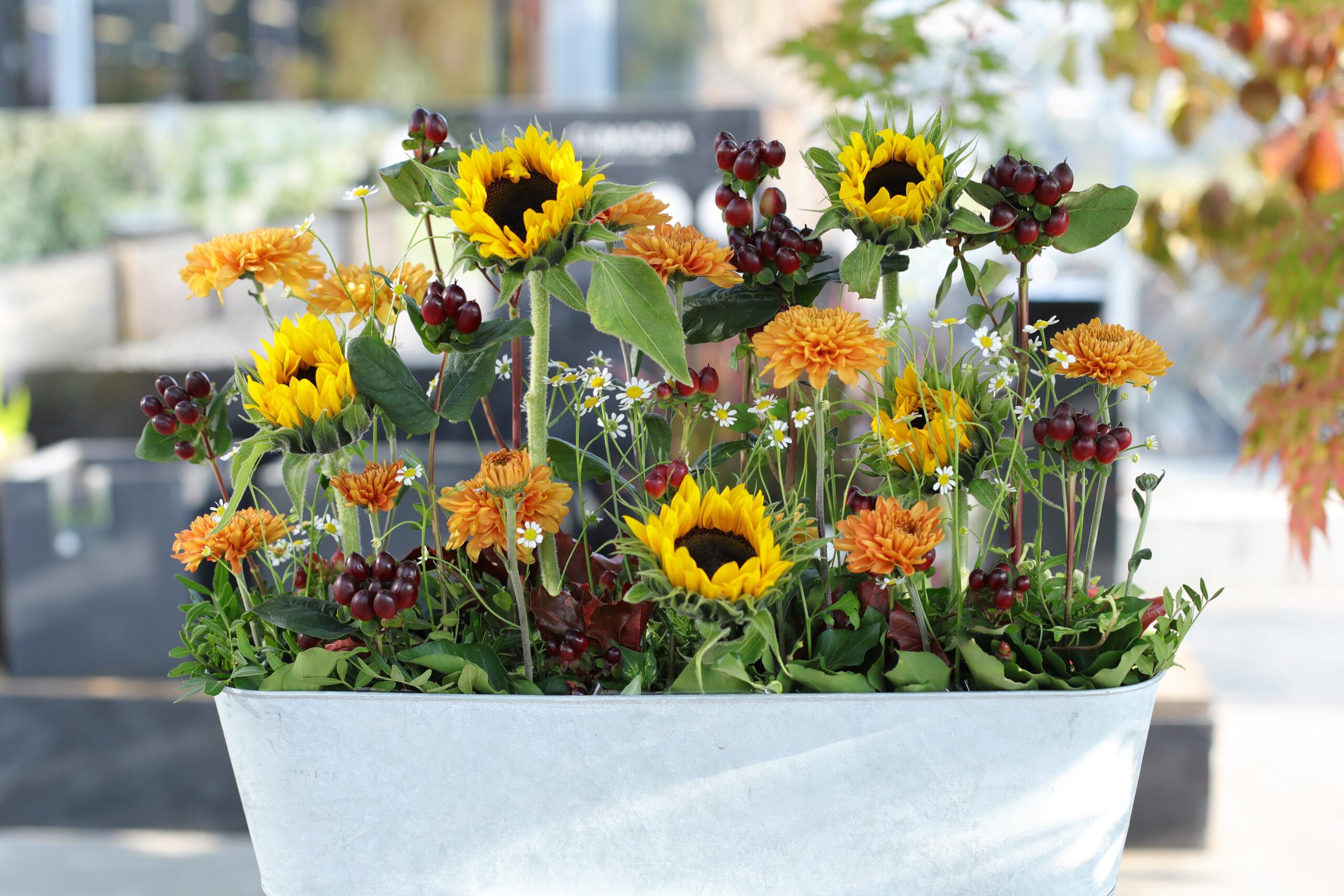 Floristische Dekoration